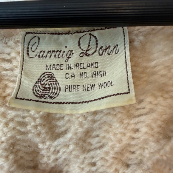 Vintage Carriag Donn Irish Wool Sweater Size Large Cozy Classic Knit Pullover - Picture 6 of 12